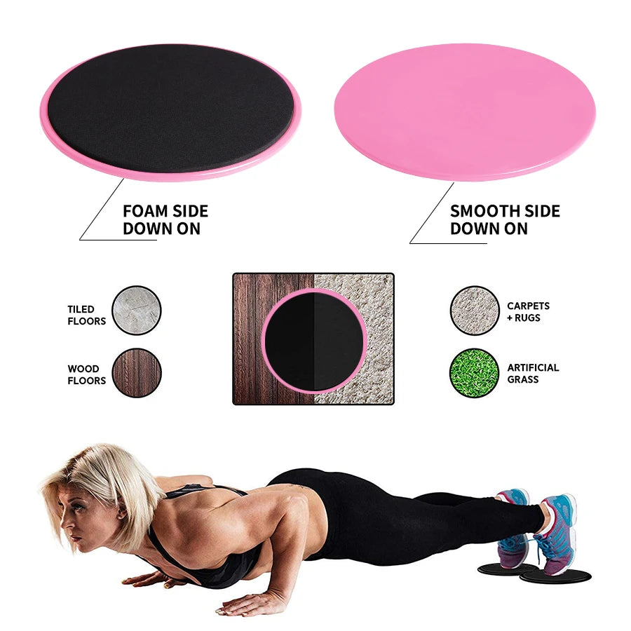 Fitness Core Gliding Discs - 2PCS