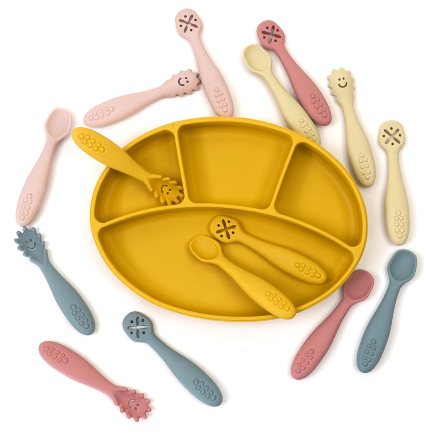 Silicone Utensils Set - Learn To Eat Training