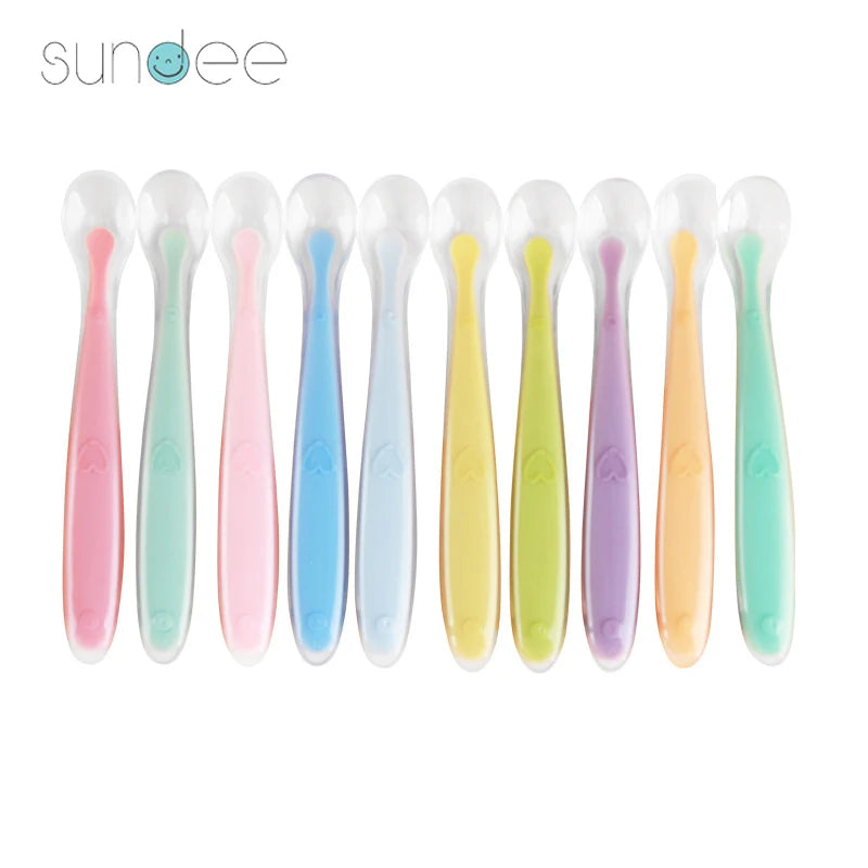 Baby Feeding Spoon Soft Silicone