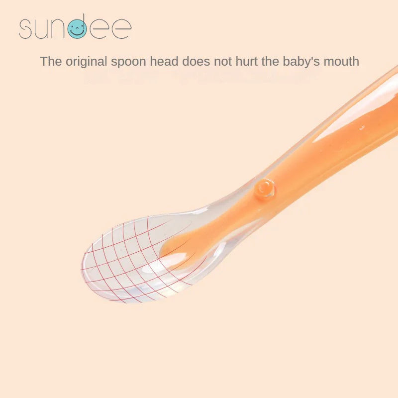 Baby Feeding Spoon Soft Silicone