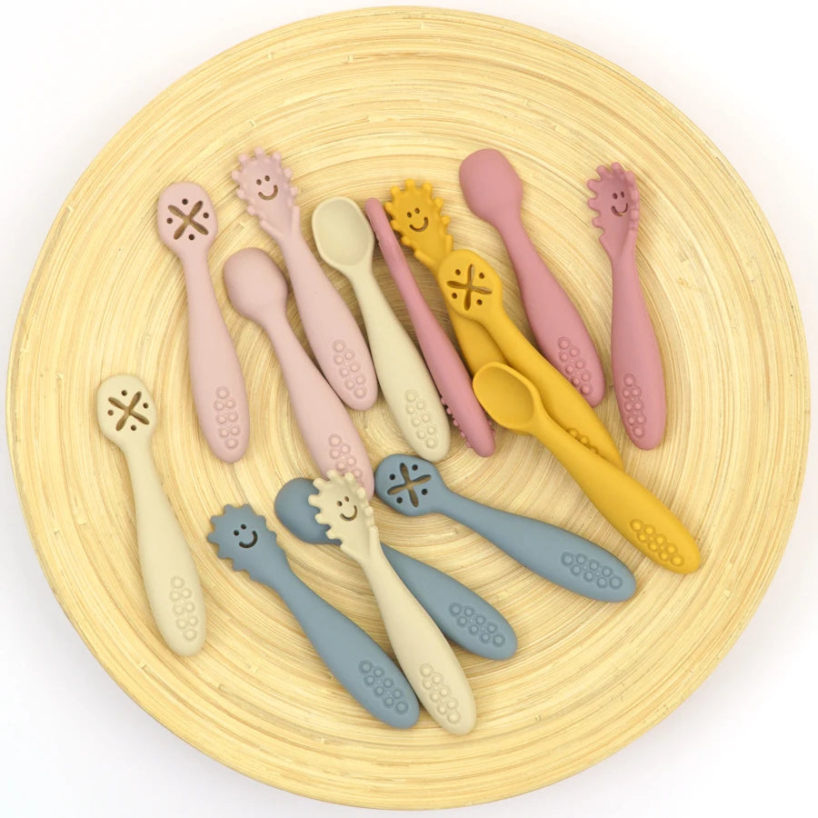 Silicone Utensils Set - Learn To Eat Training