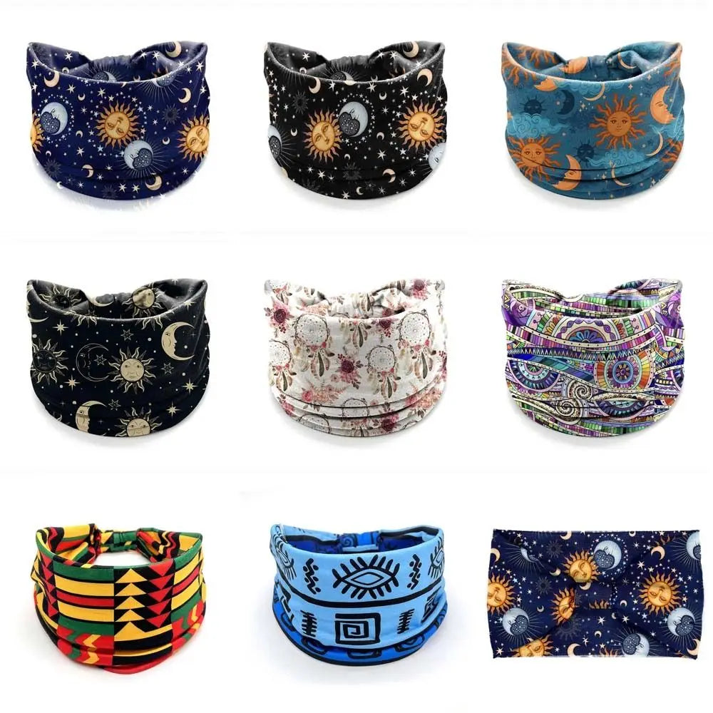 Bohemia Print Wide Headbands