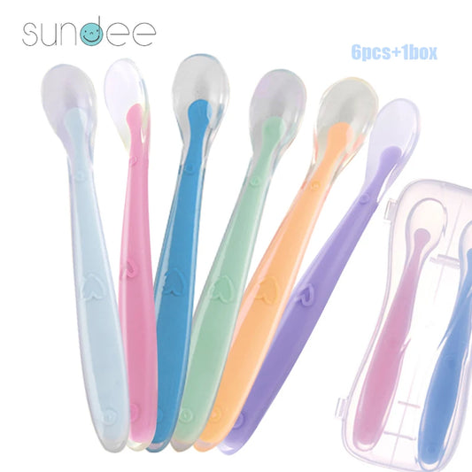 Baby Feeding Spoon Soft Silicone