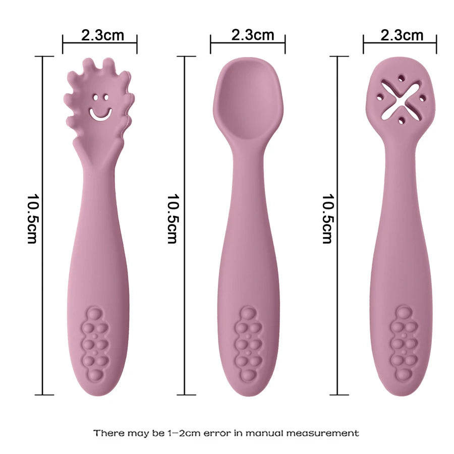 Silicone Utensils Set - Learn To Eat Training