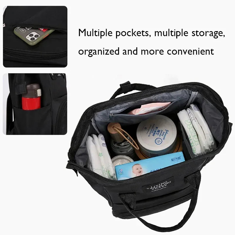 Multi-Functional Fashion Diaper Bag