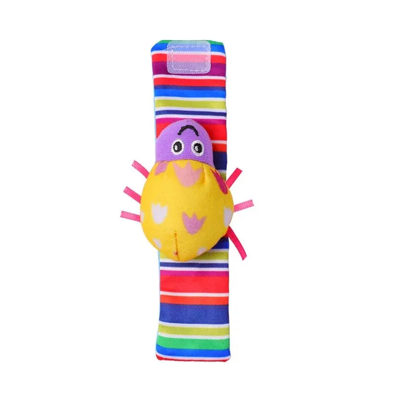 Baby Rattles - Socks/Wrist Strap Toys- Insects