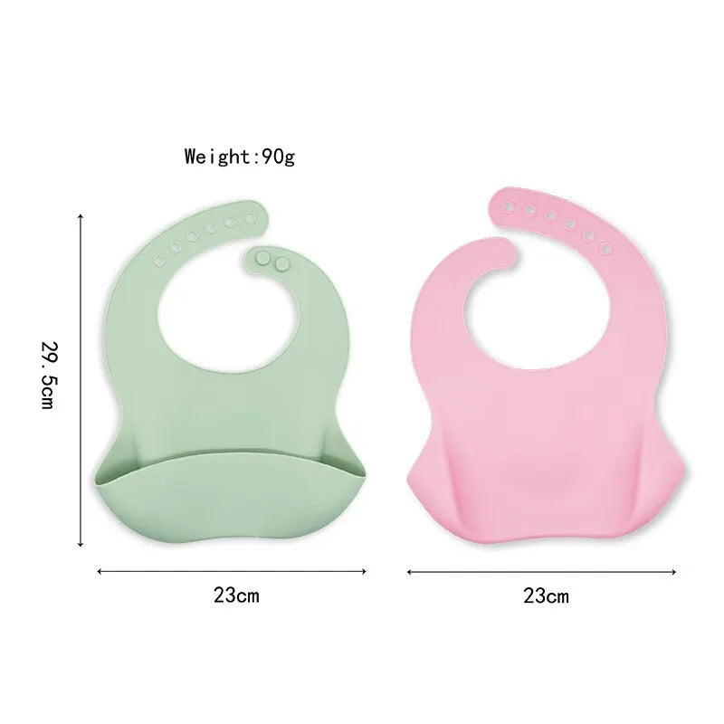 Adjustable Silicone Bib Baby