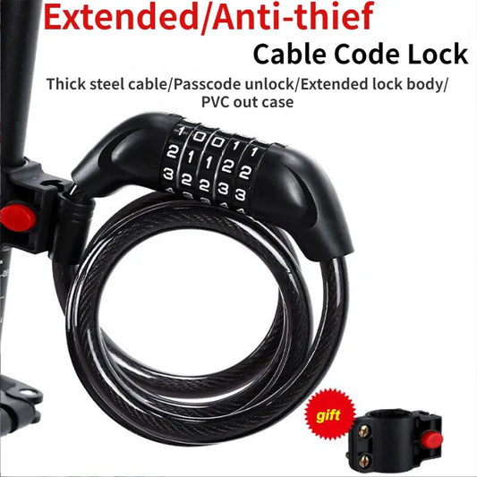 Bicycle Cable Lock 1200mm*12mm